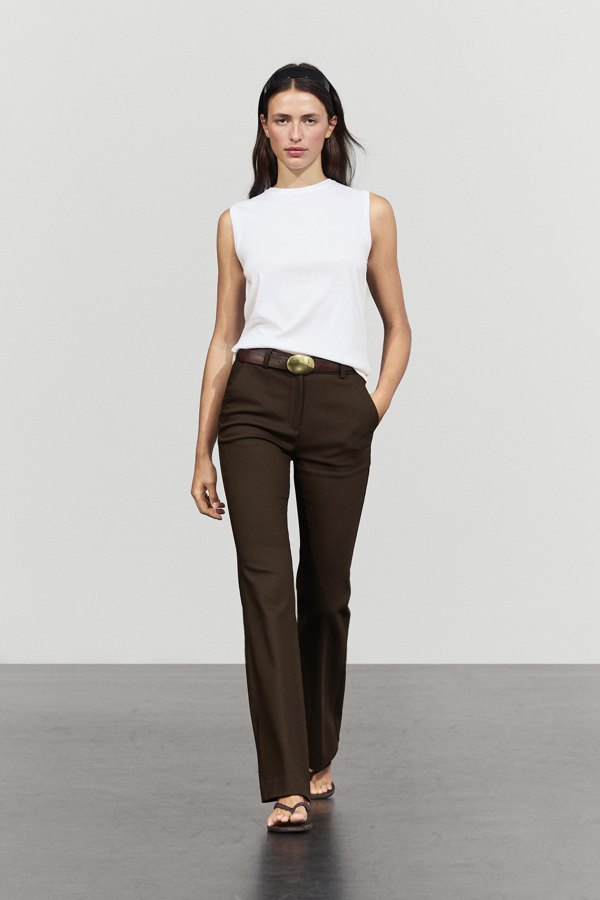 Technical flare fit pants
