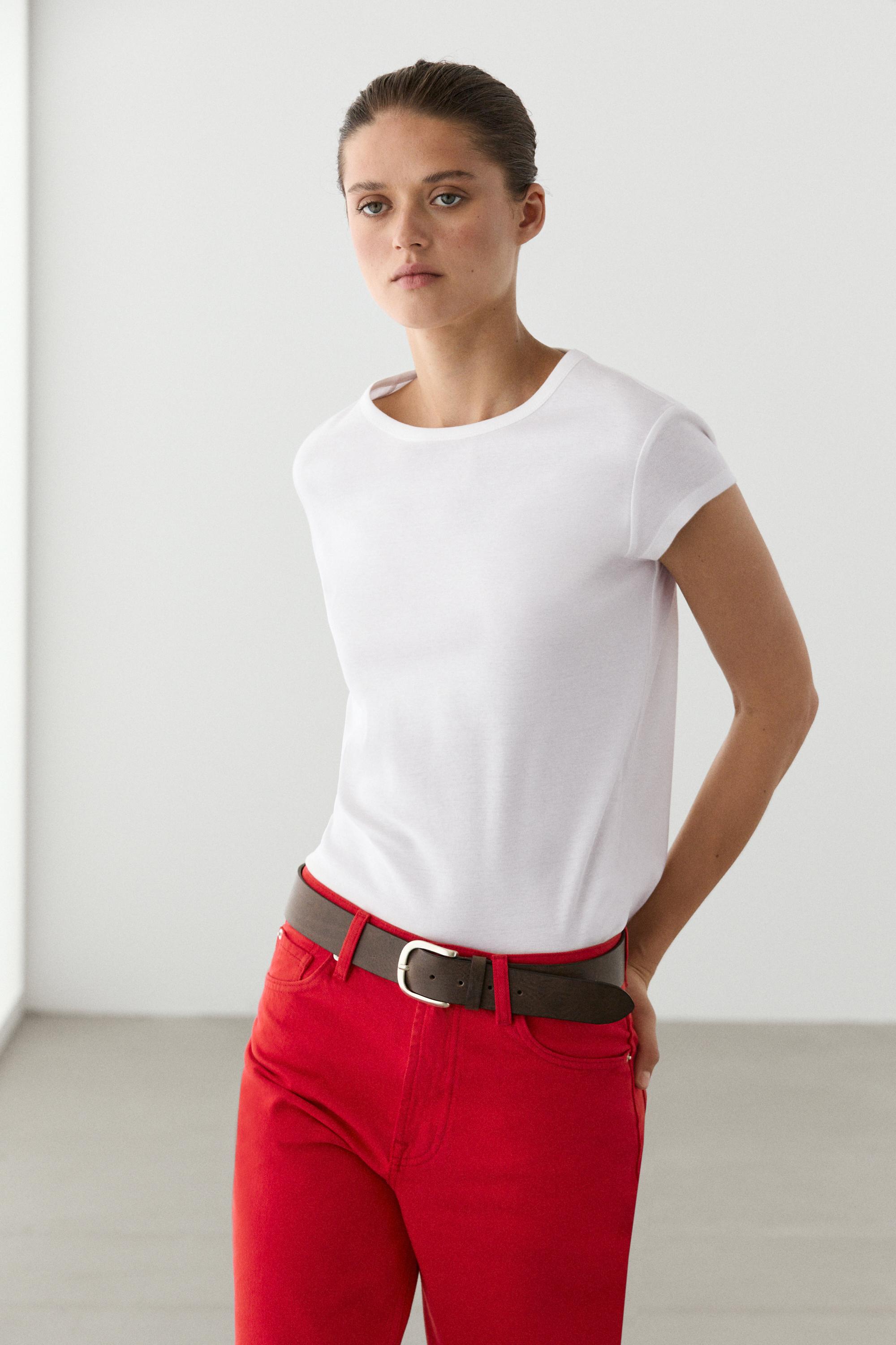 100% mercerised cotton short sleeve T-shirt