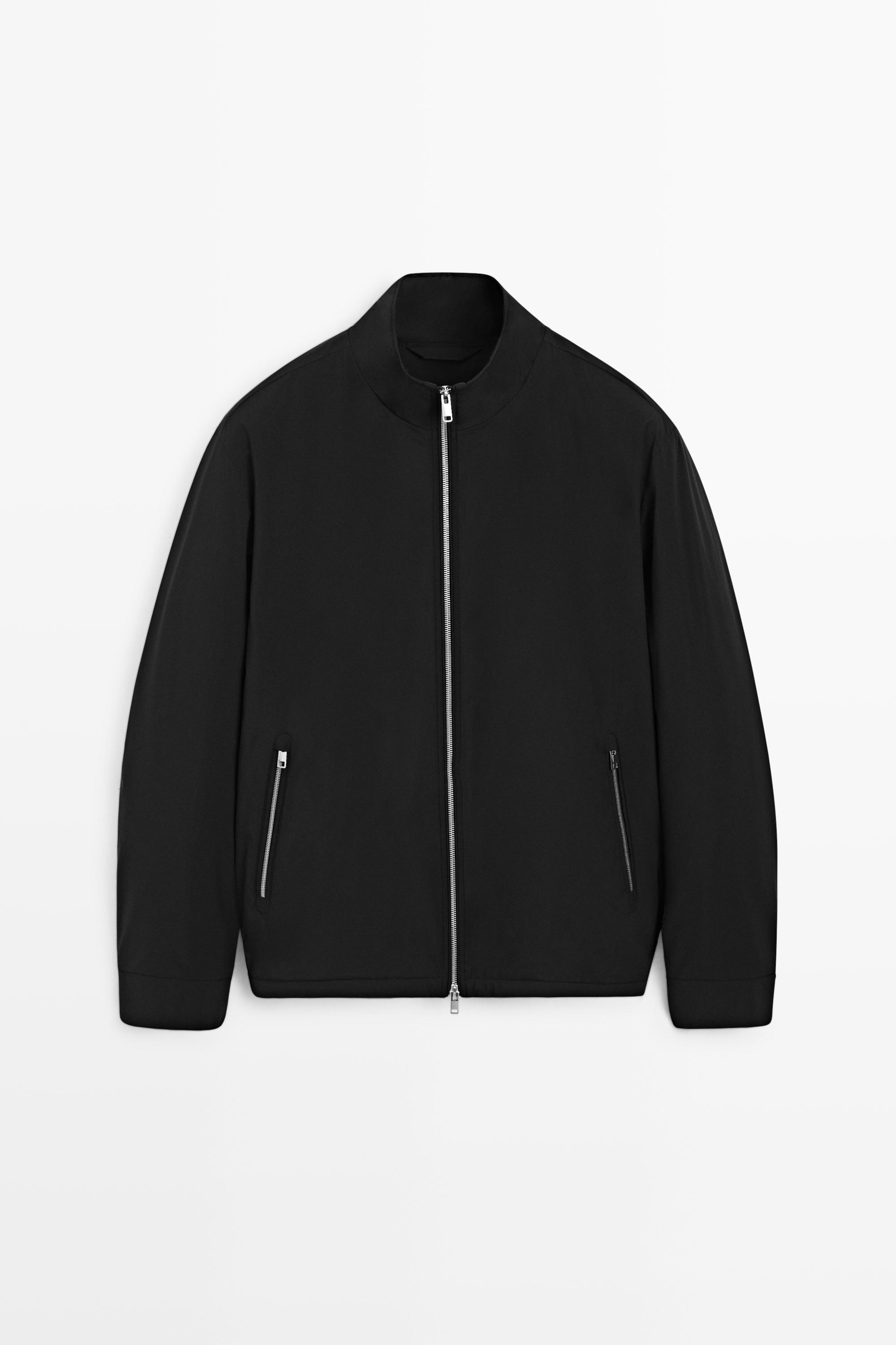 Technical jacket with pocket detail