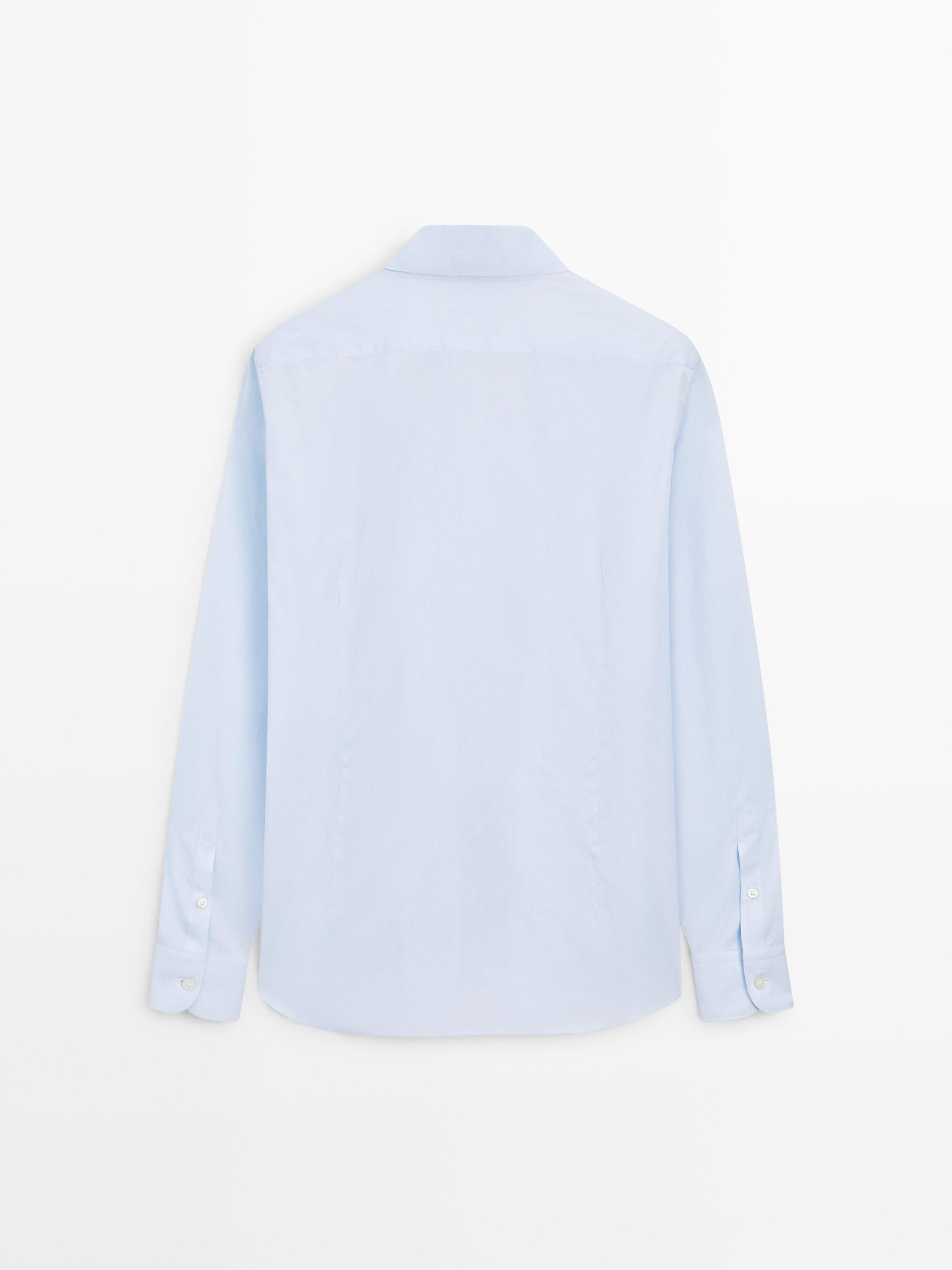 Slim fit 100% cotton shirt