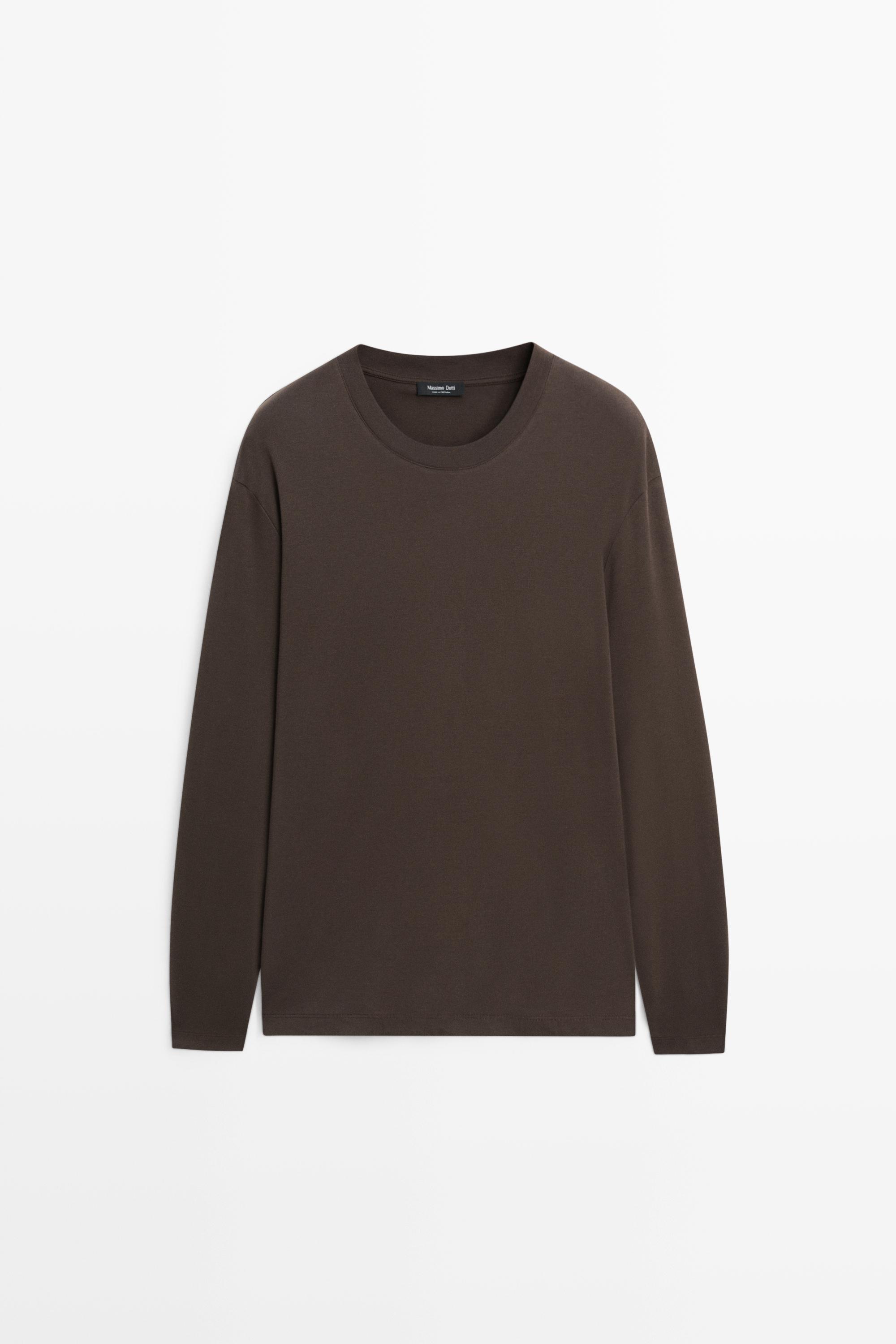 100% cotton long sleeve T-shirt