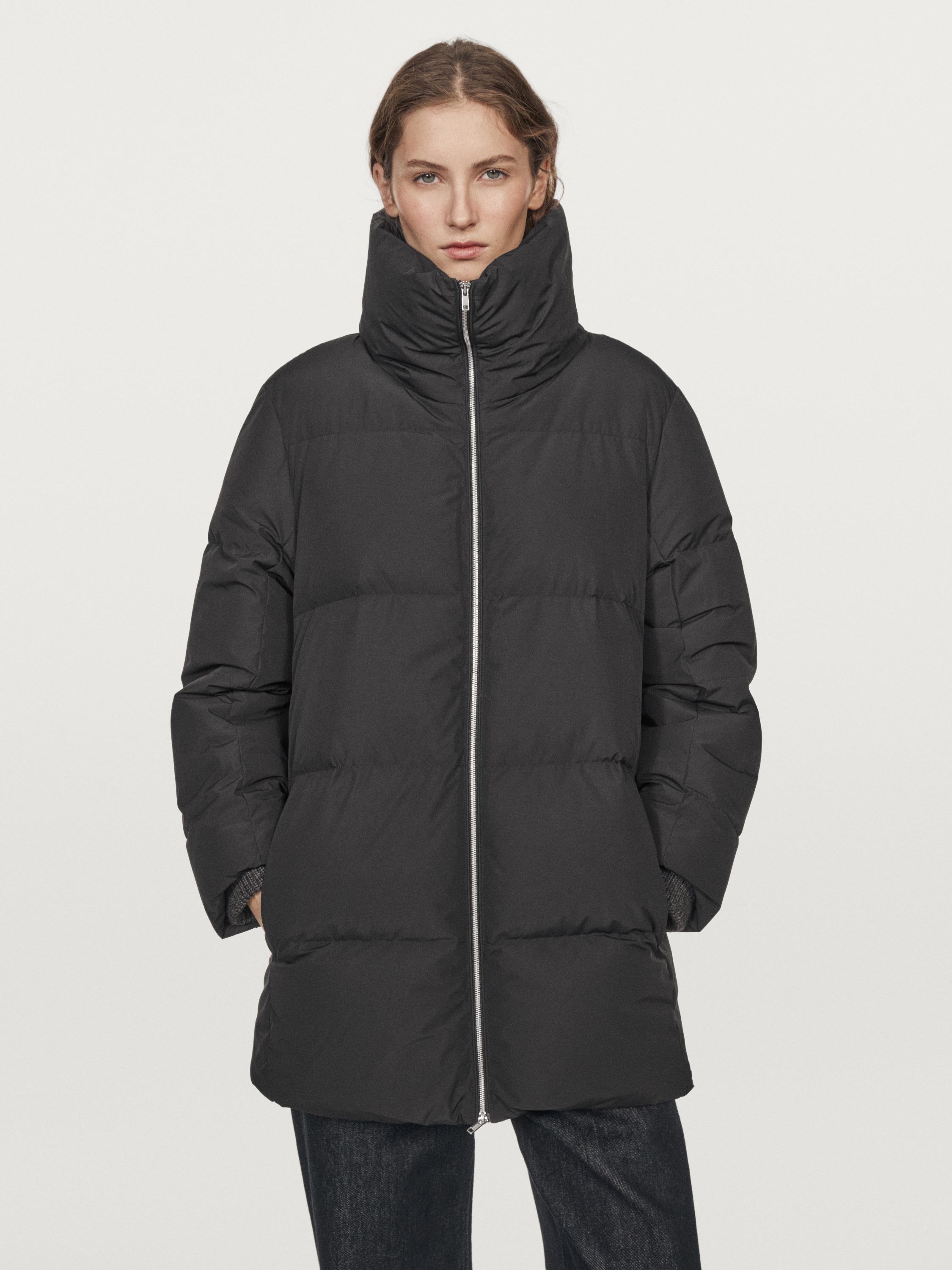 Water-repellent puffer jacket