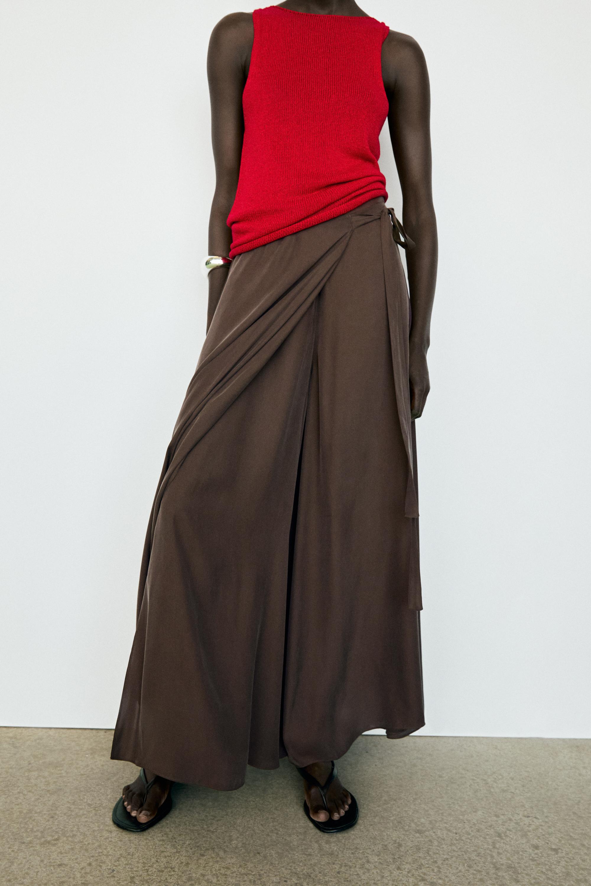 Flowing skort