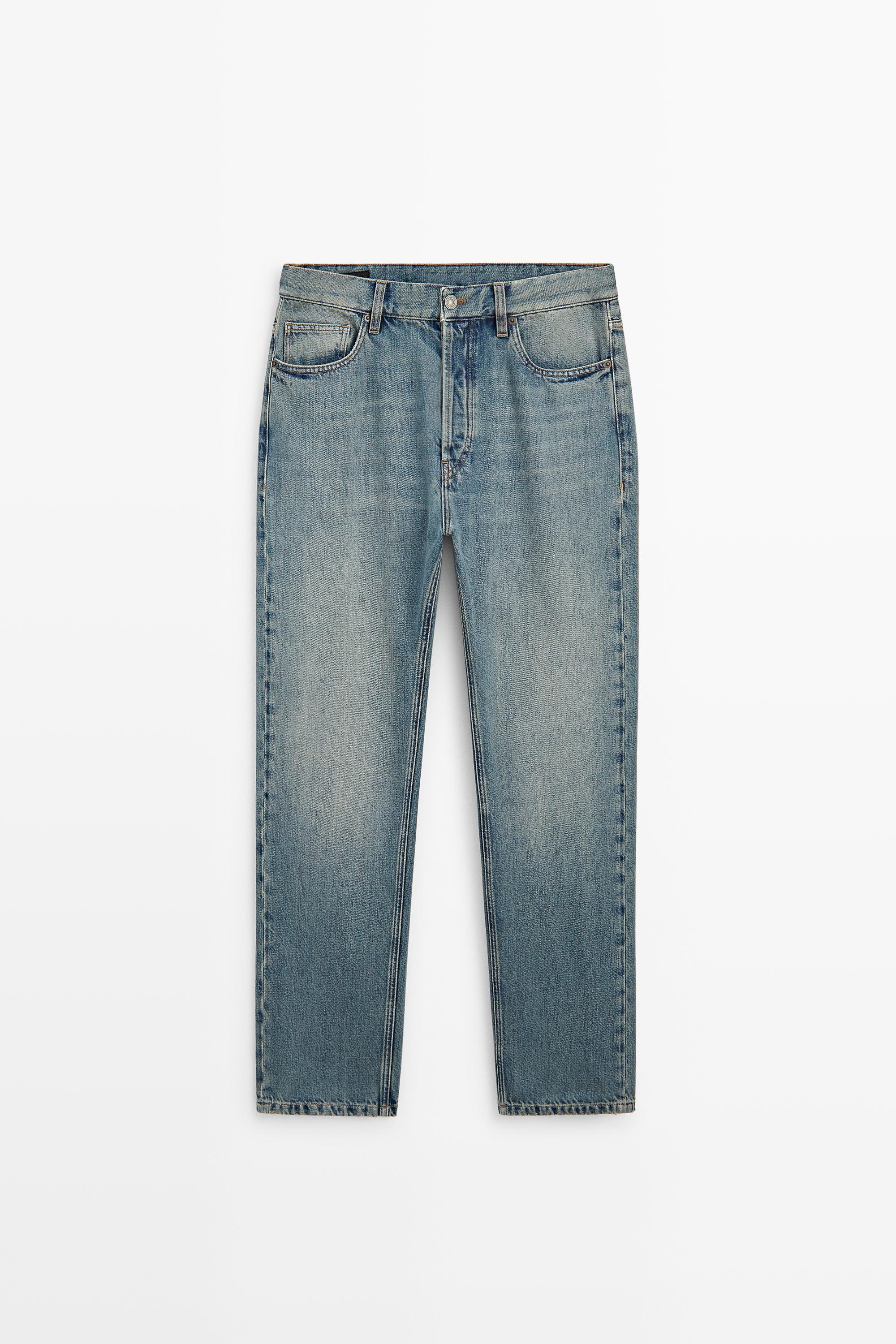 Straight-leg jeans