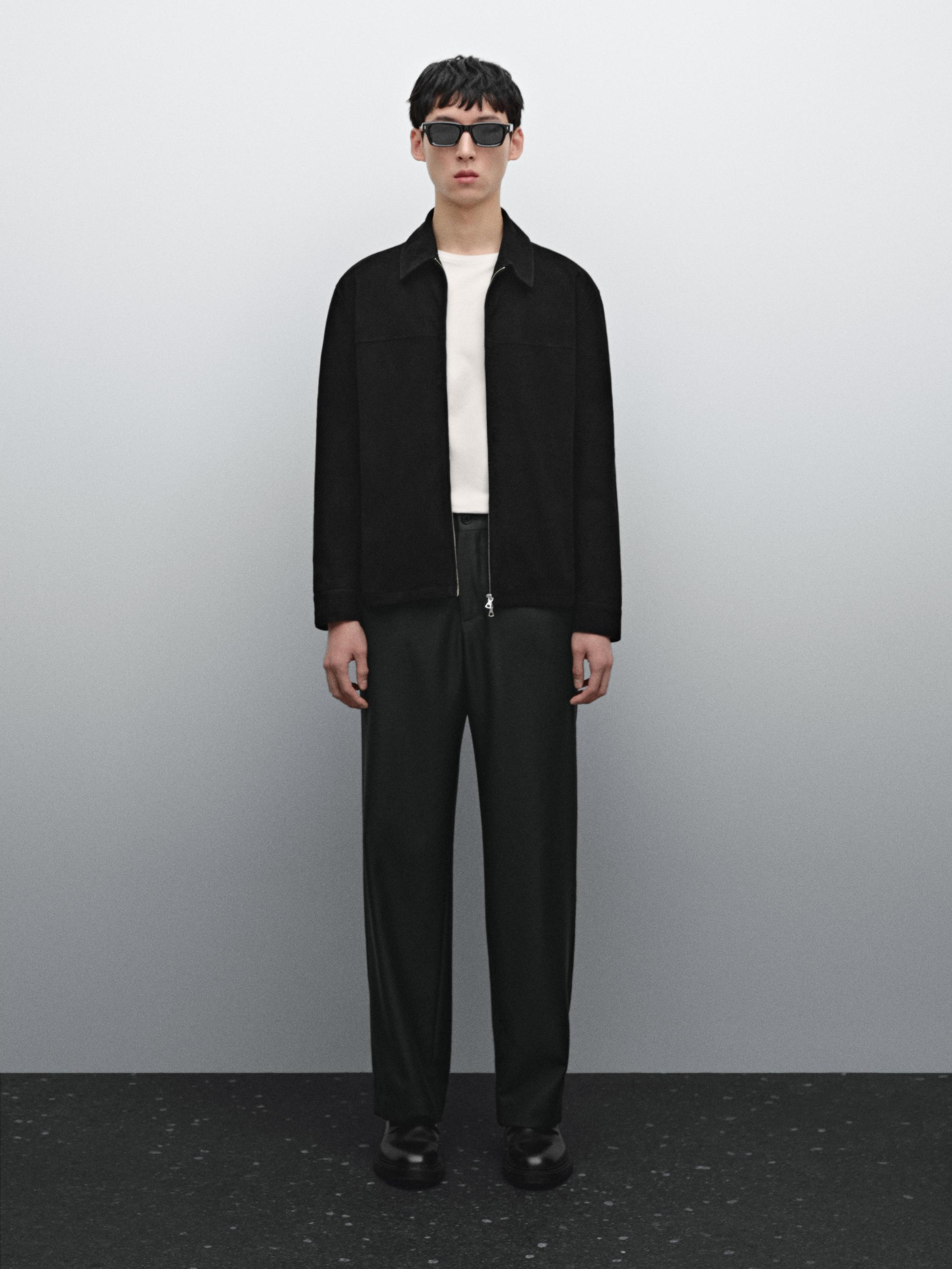 Jogger fit 慢跑风纯羊毛长裤