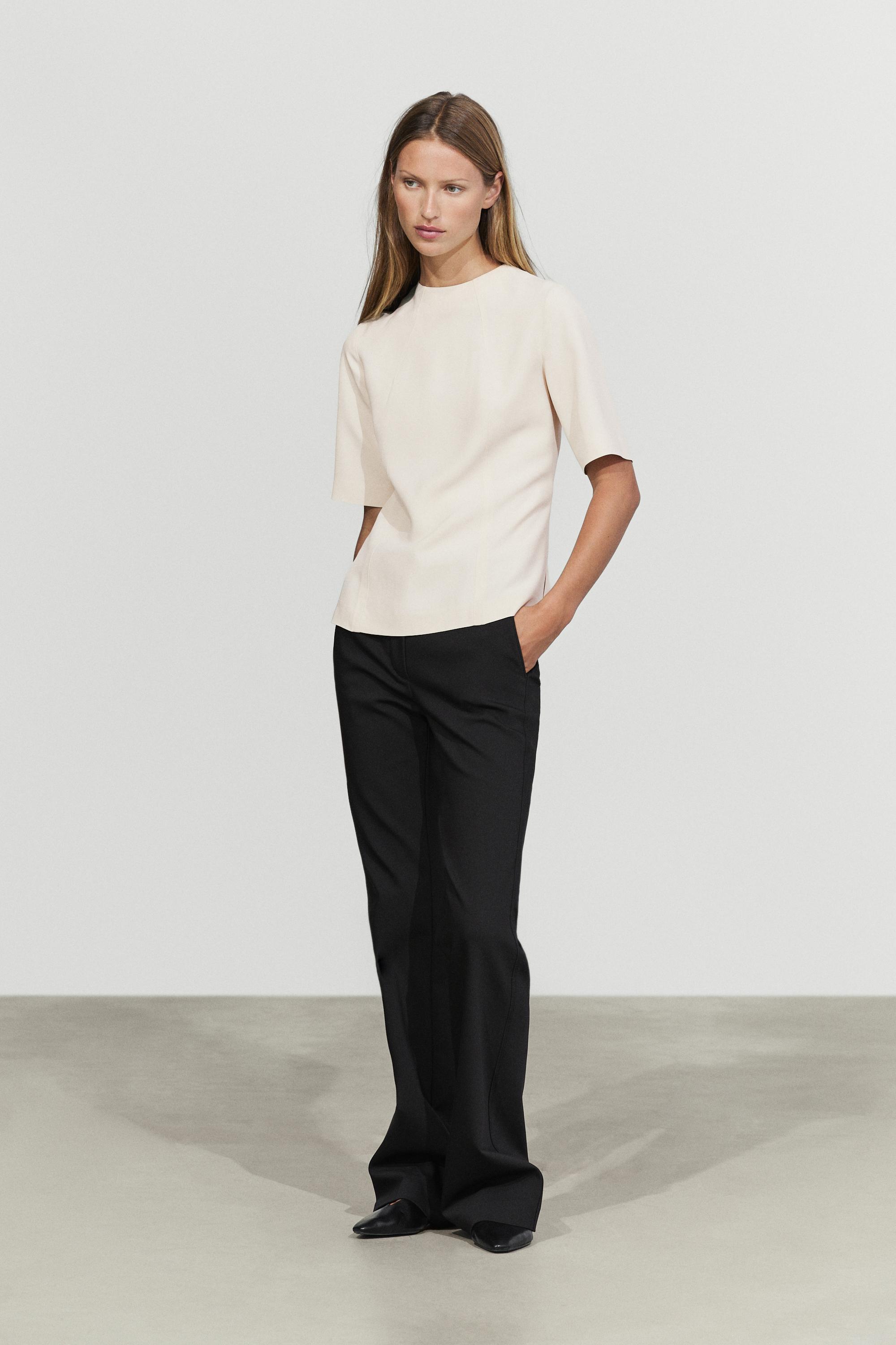 Technical flare fit pants