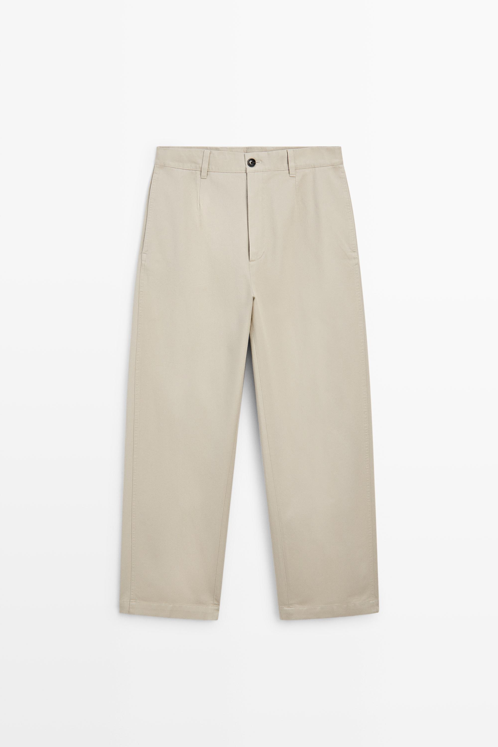 Barrel fit pants with darts