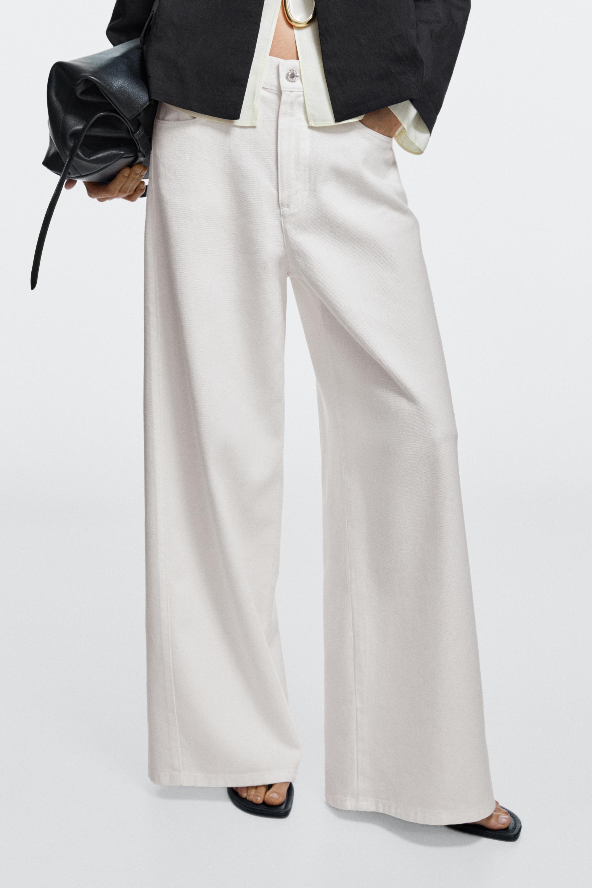 Flowy wide-leg jeans