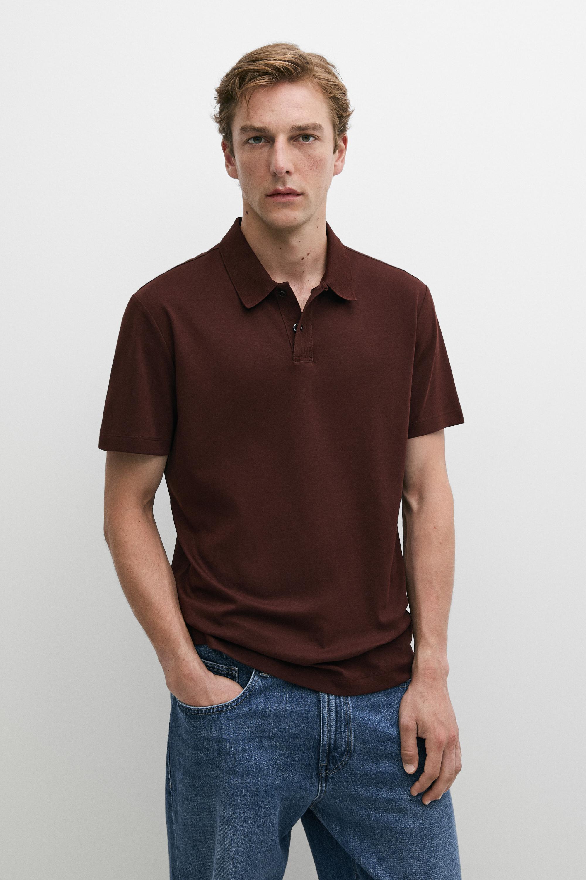 100% cotton short sleeve polo shirt