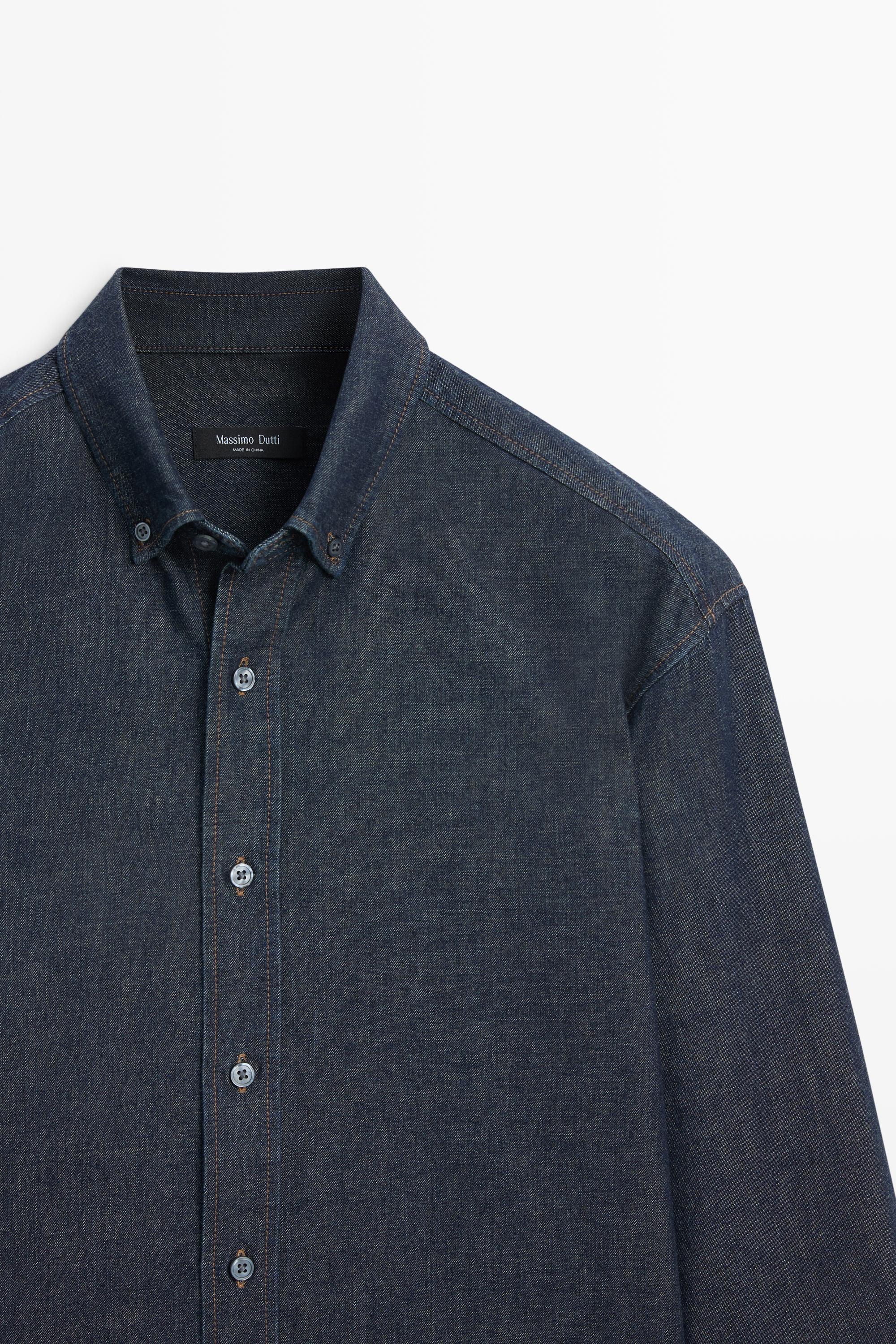 100% Cotton Regular Fit Denim Shirt
