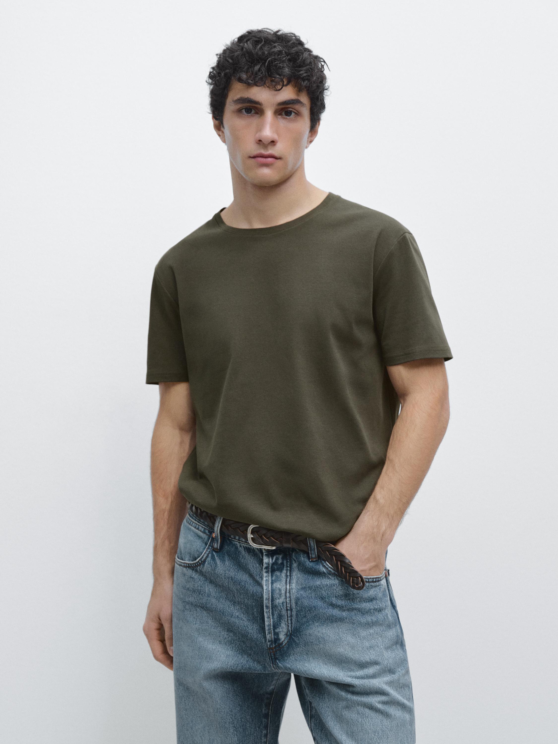 100% mercerised cotton T-shirt